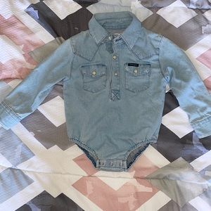 Wrangler infants onesie